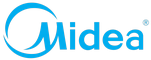 Логотип фирмы Midea в Благовещенске
